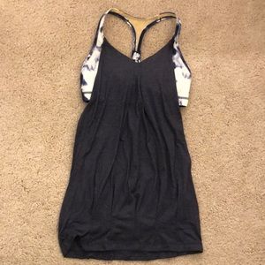 Tie Dye Lululemon Tank w/Built In Sports Bra